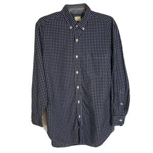 J.Crew Mens Medium 15-15 1/2 Secret Wash Button Down Shirt in Lighthouse Tartan